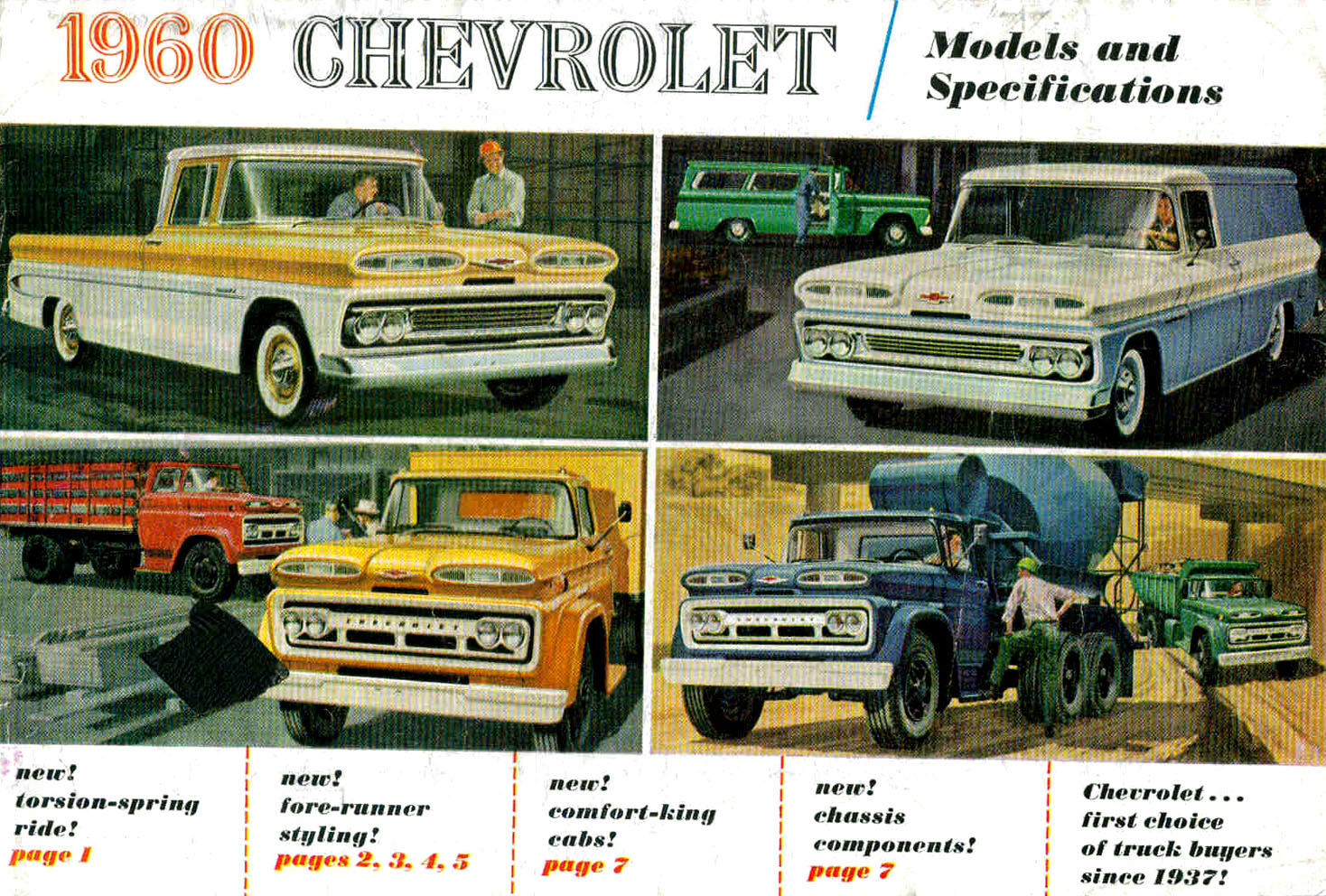 1960 Chevrolet Truck Foldout